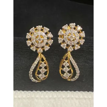 Nice White Gold Earring 
